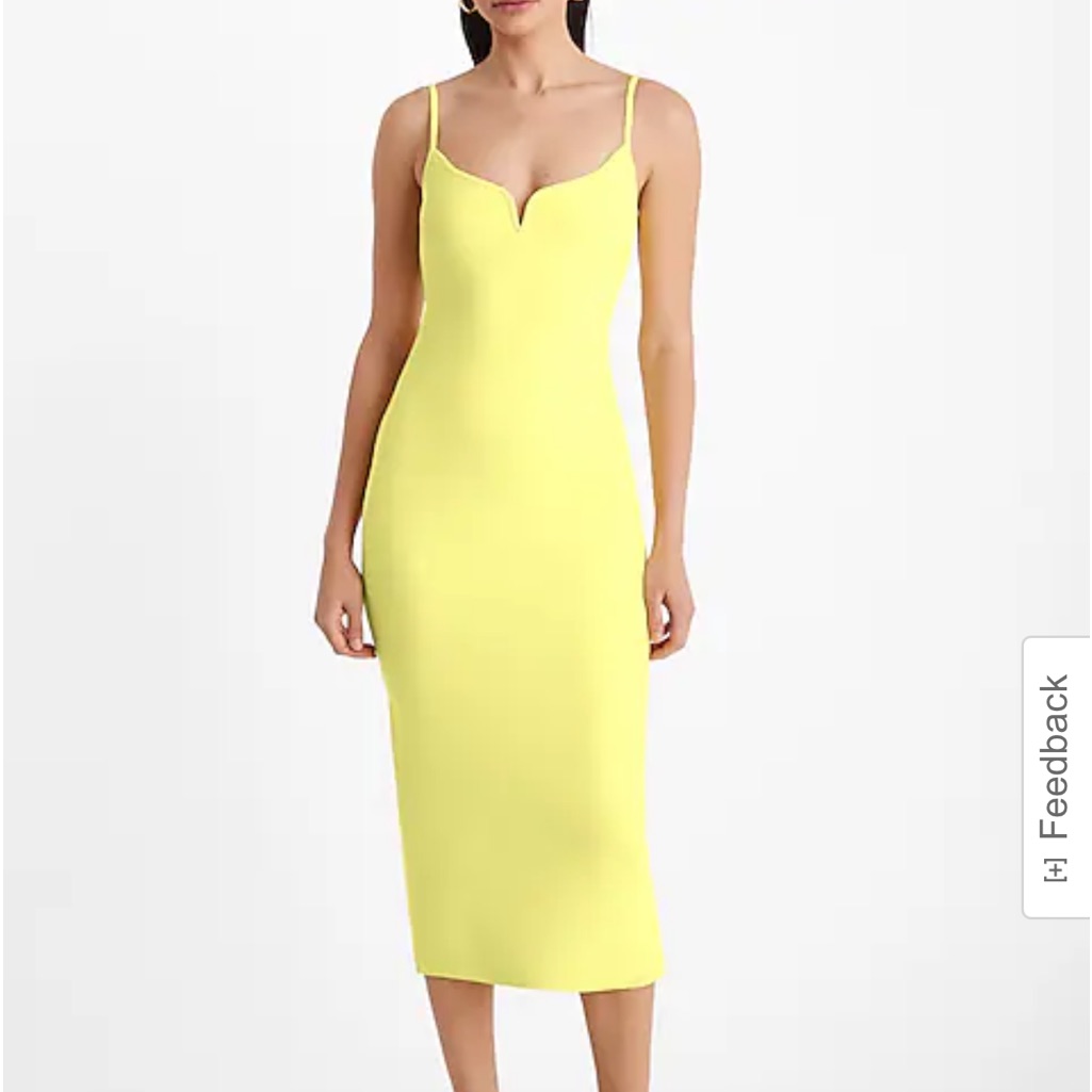 Neon Yellow Express Dress